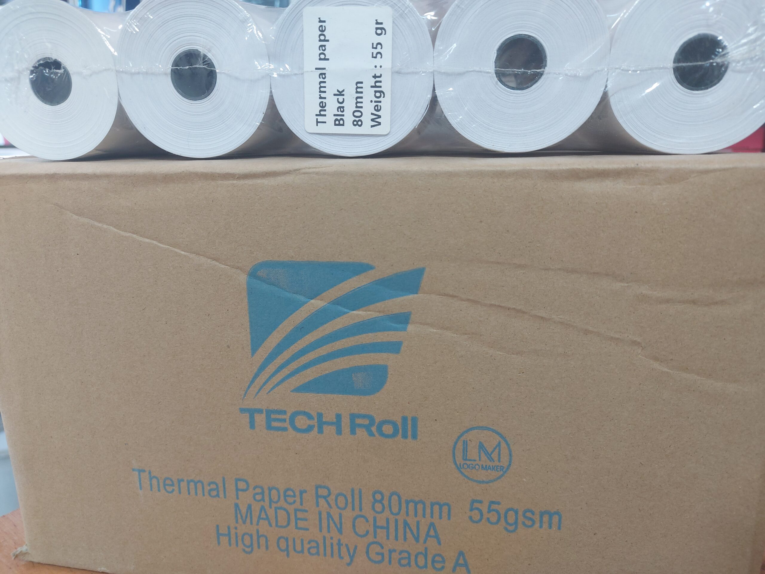 رول حرارتی ۸ سانت (یک کارتن 50 عددی) TechRoll