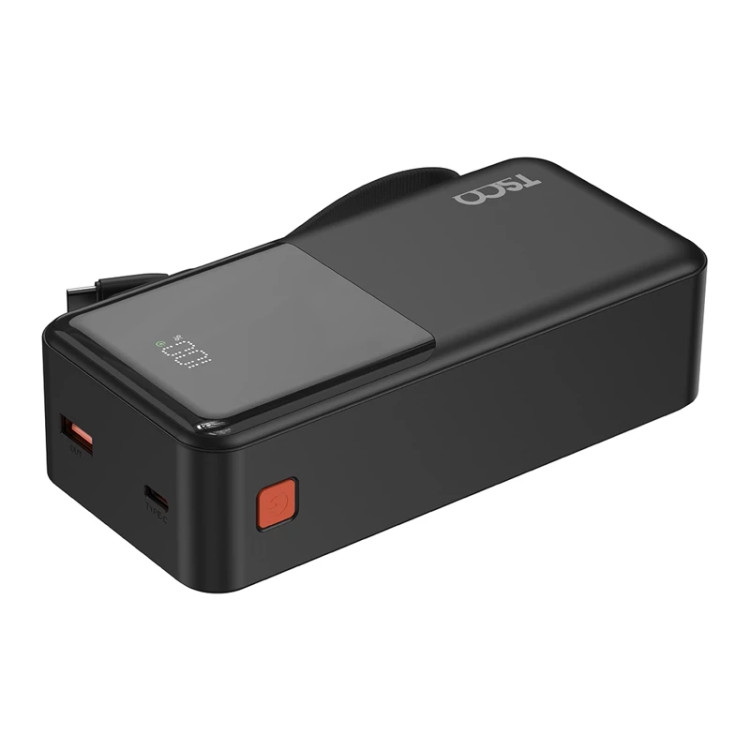 پاوربانک فست شارژ TSCO 30000mAh مدل TP 3013 22.5W - مشکی (گارانتی 12 ماهه TSCO)