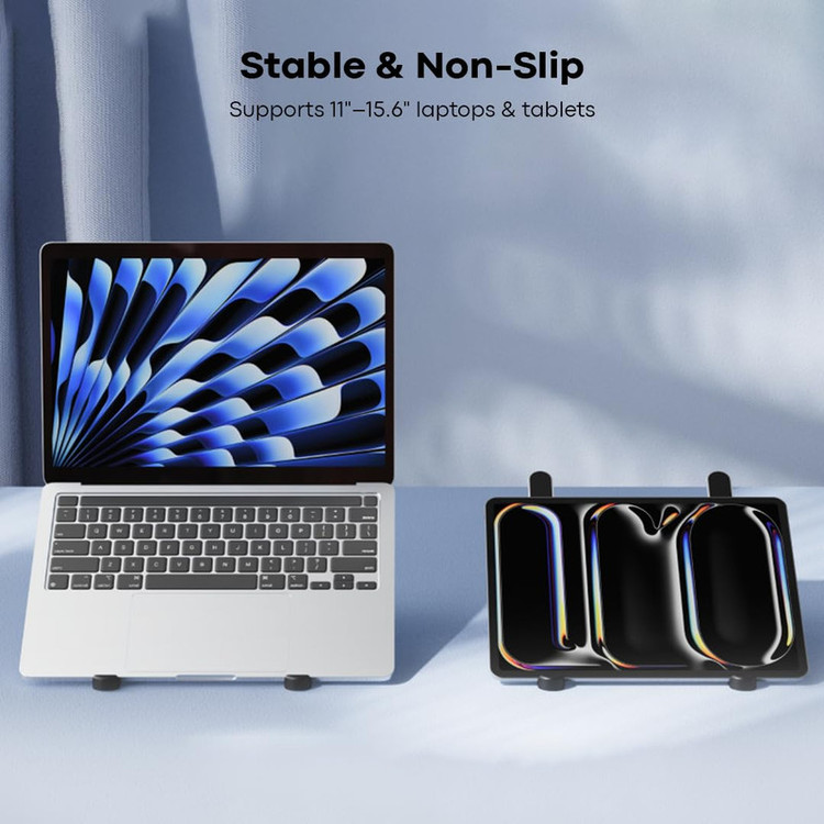 پایه نگهدارنده لپ تاپ و تبلت رپو مدل SL100 مناسب برای لپ تاپ های تا 15.6 اینچ