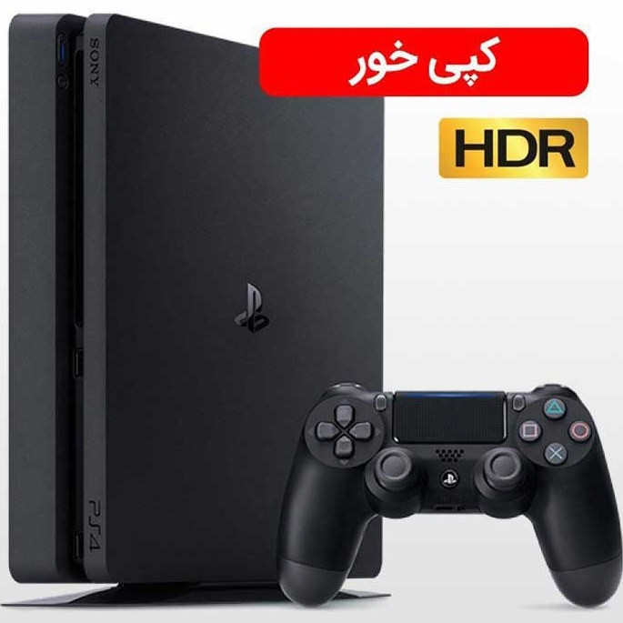 کنسول بازی Playstation 4 Slim ظرفیت یک ترابایت کپی خور دو دسته کپی