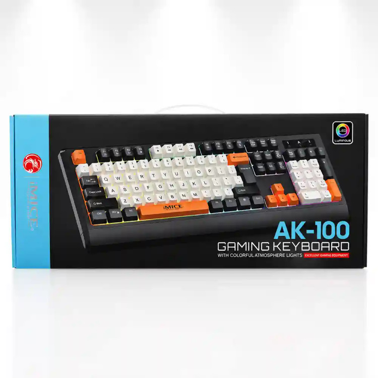 کیبورد سیمی گیمینگ ایمایس (iMICE) مدل AK-100