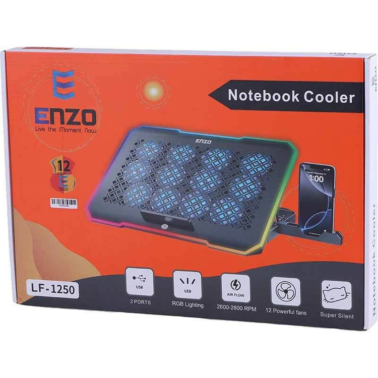 پایه خنک کننده لپ تاپ انزو مدل ENZO LF-1250