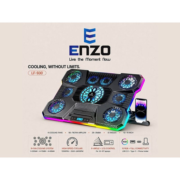 پایه خنک کننده لپ تاپ انزو مدل ENZO LF-930